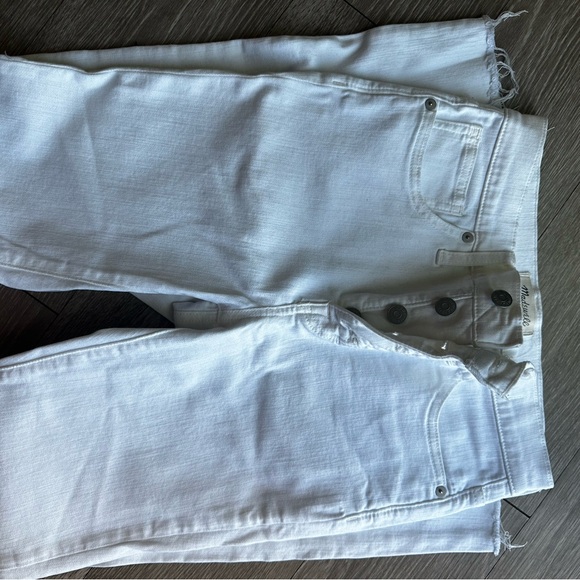 Madewell Mid Rise Skinny Jean White - Picture 7 of 9